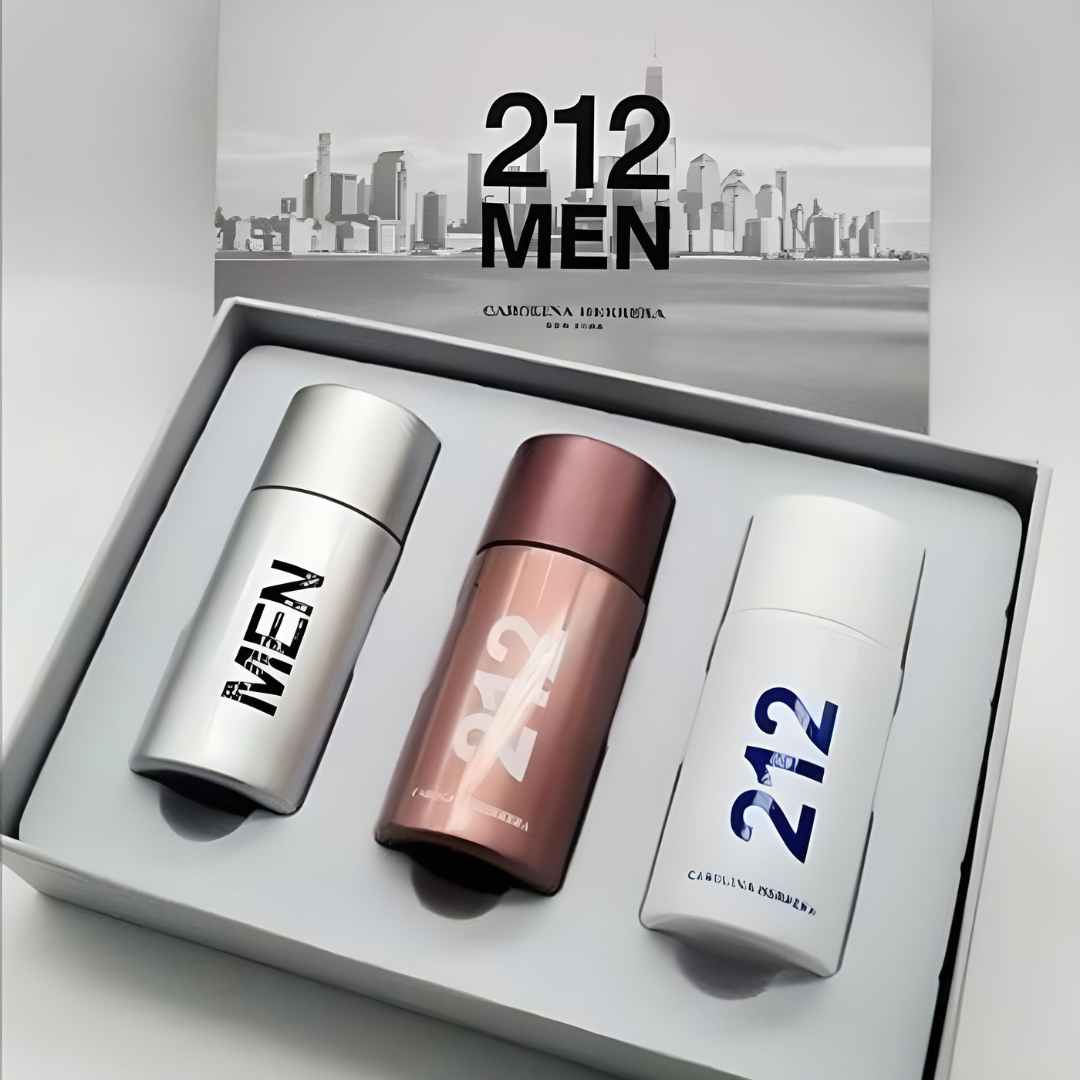 CAROLINA HERRERA 212 men 3×30ML