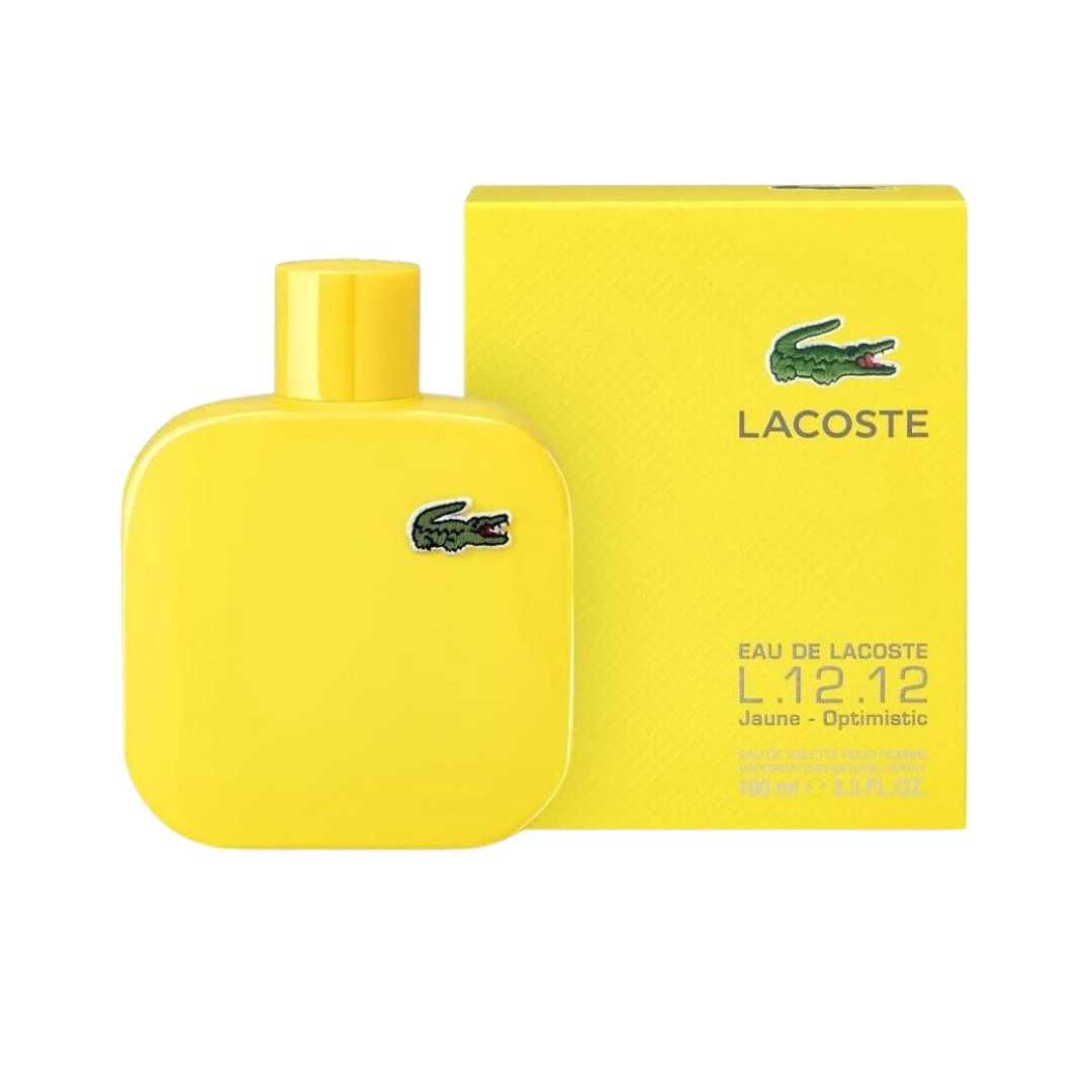 EAU DE LACOSTE L.12.12 yellow jaune edt - morgan-perfume